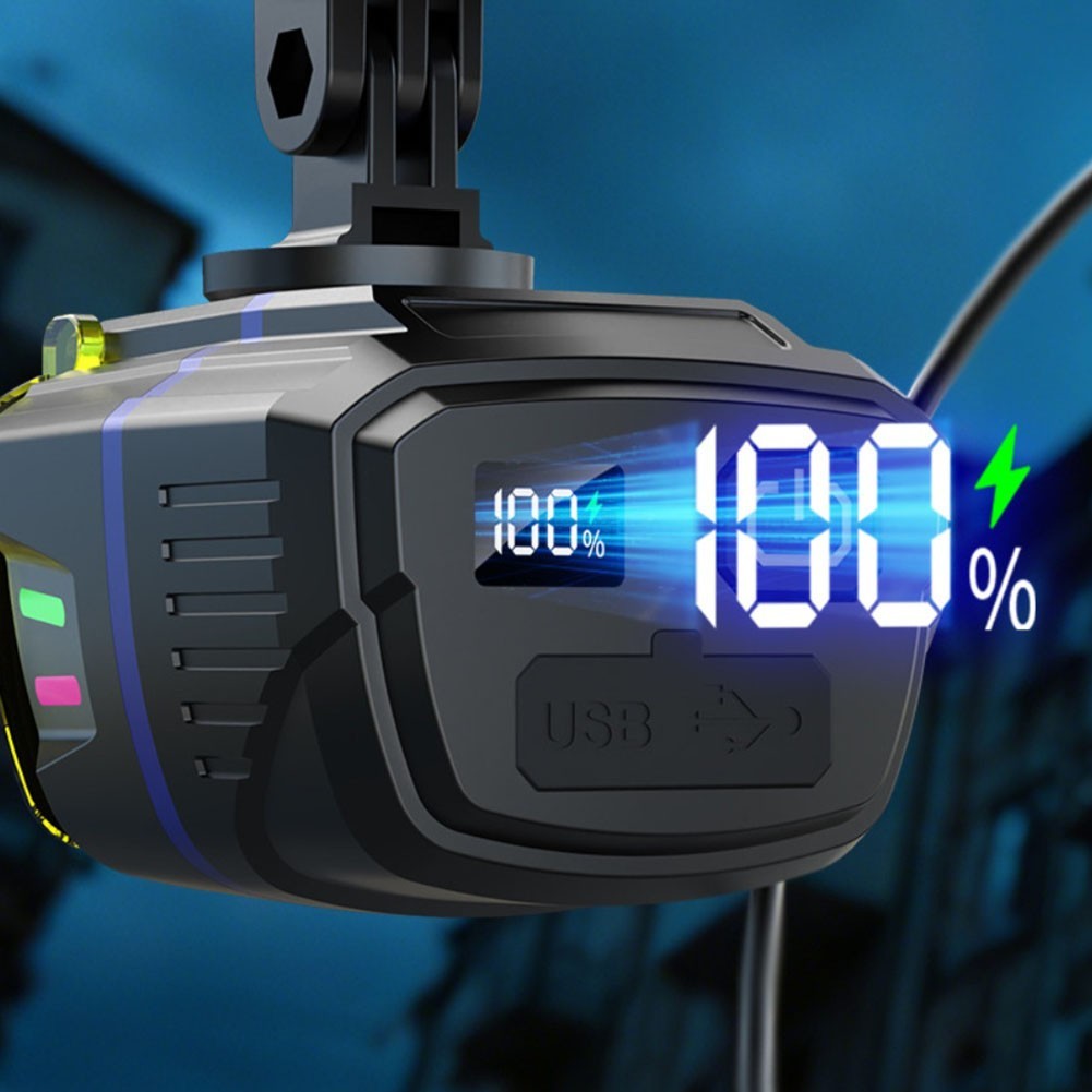 USB-C Bike Light Bike Headlight 280-1100LM Output Dual Yellow/white Beam