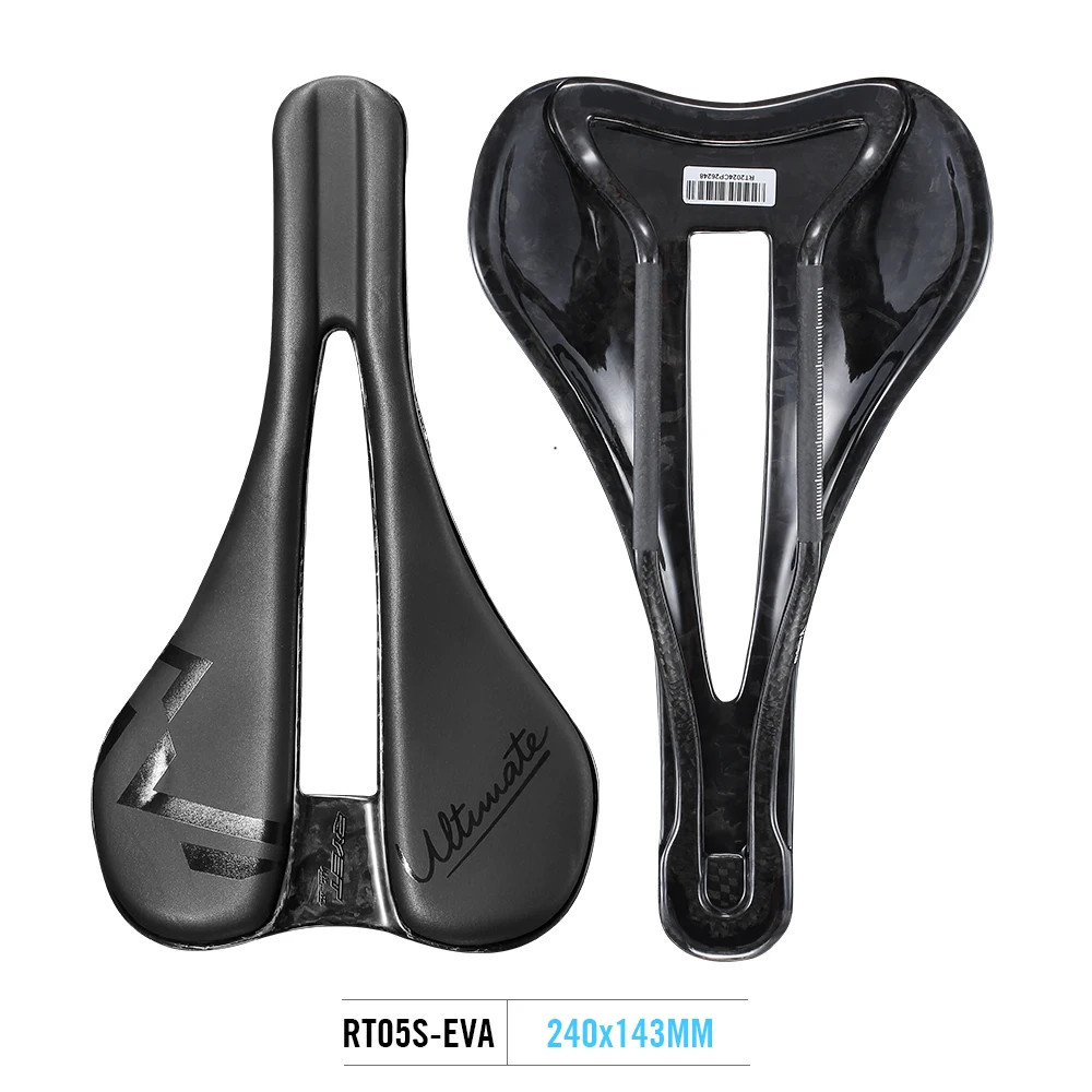RYET 3D Printed EVA Carbon Saddle 143mm 7x9mm 98-135g Superlight Road MTB Gravel