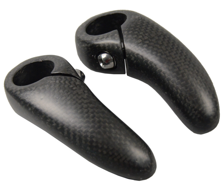 22.2mm Carbon Fiber Bike Bar End Racing Cycling MTB Road Bicycle Handlebar Grip