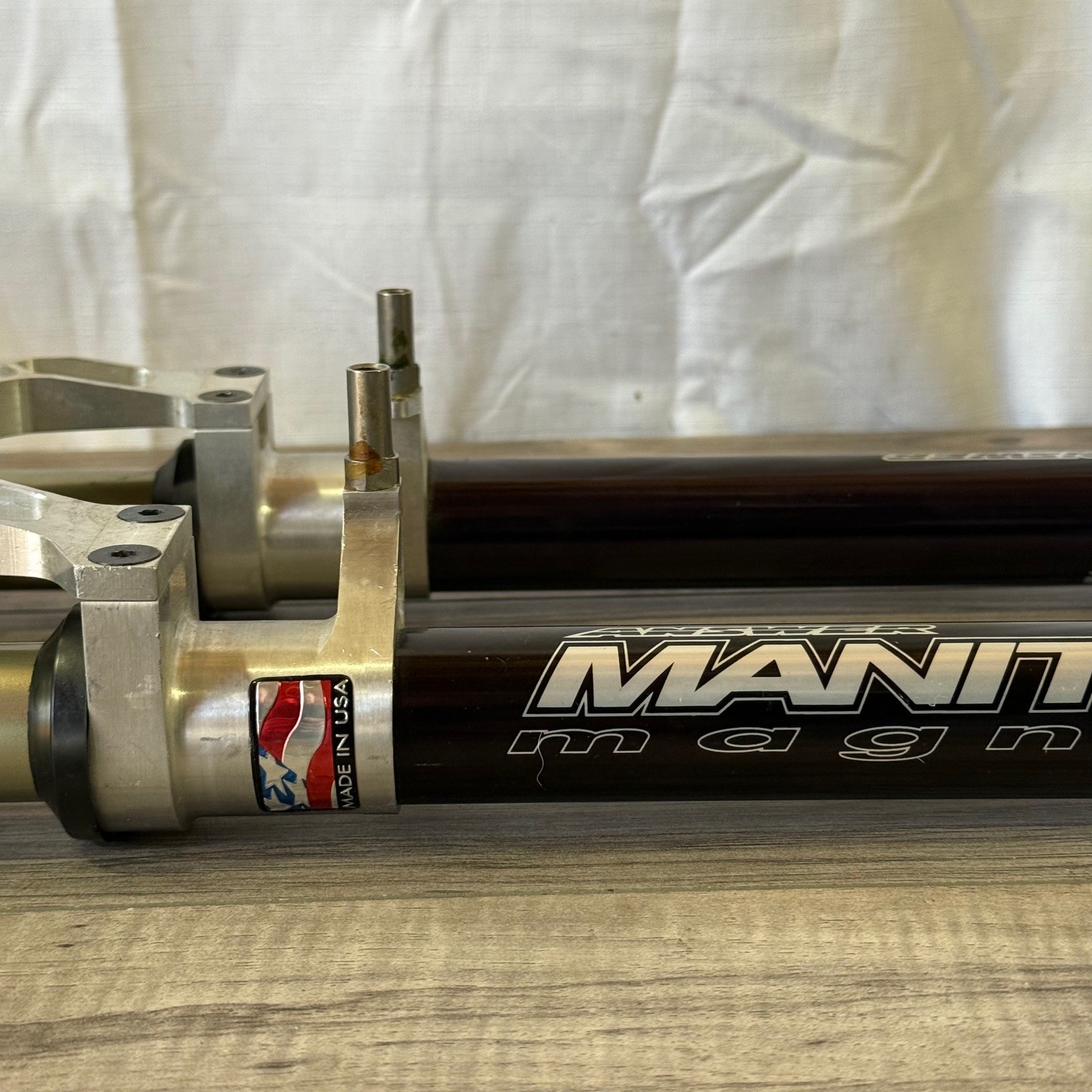 Vintage Answer Manitou Magnum 1-Inch Threadless Fork 155 Steerer Needs Elastomer