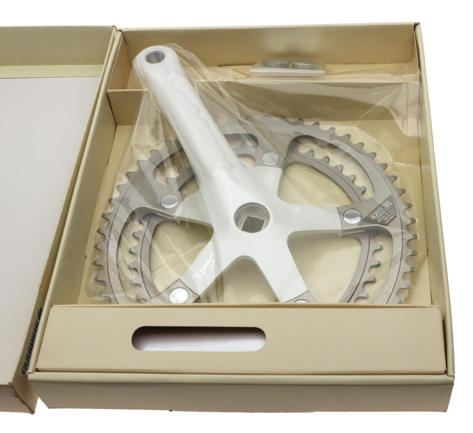 Shimano Santé FC-5000 Crank 52/42 165mm 8SPD White NEW NOS NIB Vintage