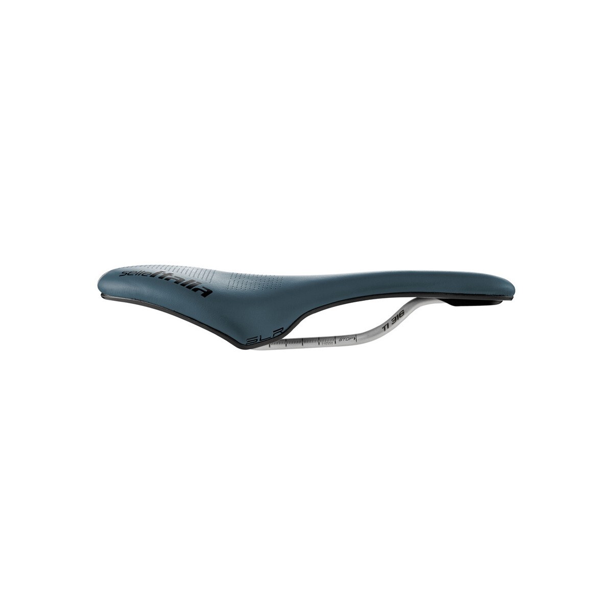 BIKE SADDLE BRAND: SELLE ITALIA SLR BOOST GRAVEL TI316 SUPERFLOW BLUE GRANITE
