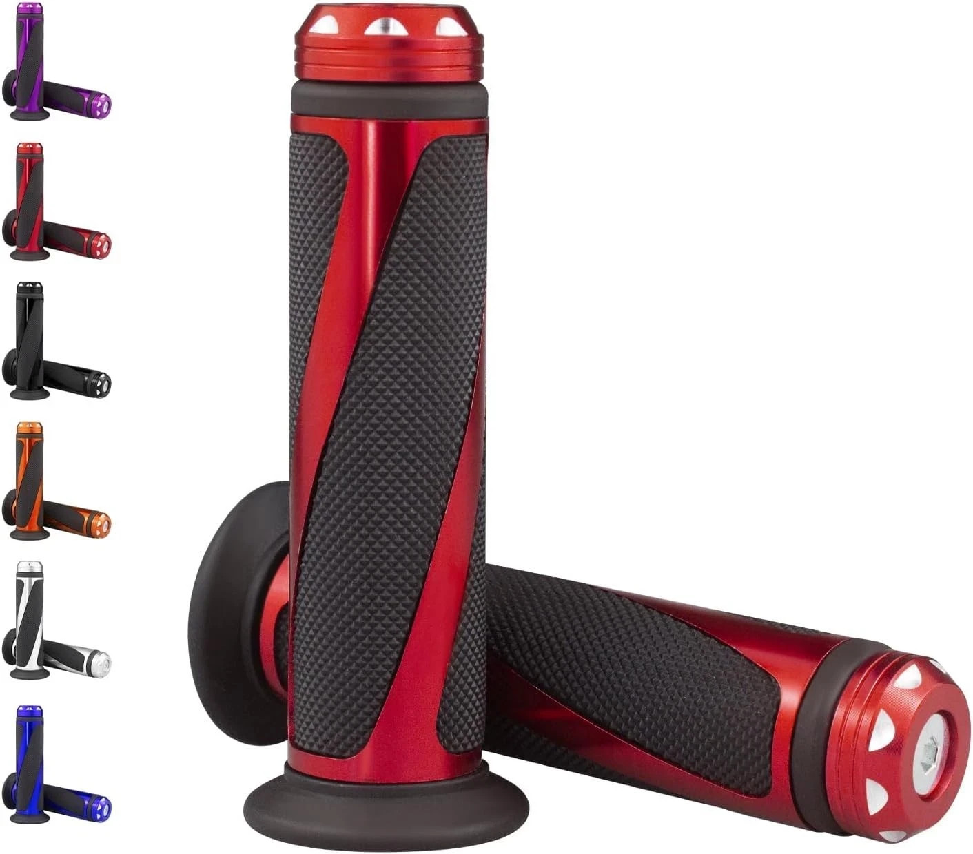7/8″ 22mm ATV Handlebar Grips Non-Slip Universal for ATV 4 Wheeler Quad red