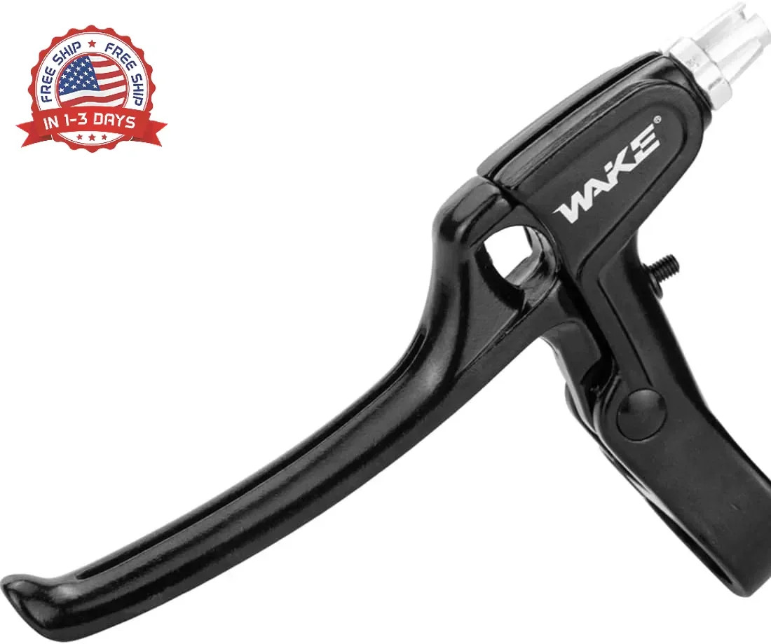 WAKE Bicycle Brake Levers 2pcs Mountain Bike Brake Handles 4 Finger 2.2cm Diamet