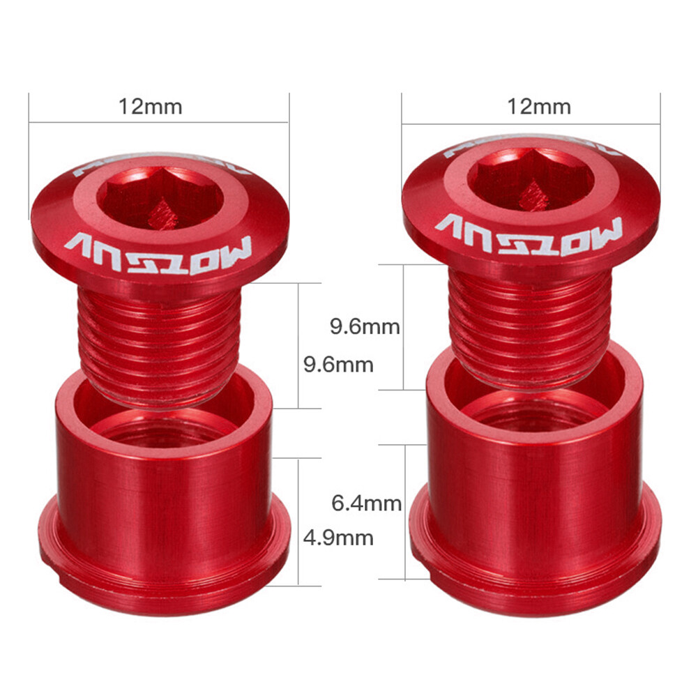 5Pcs MTB Bicycle Chainwheel Screws Cycling Chainring Wheel Bolts Road Bike nuts