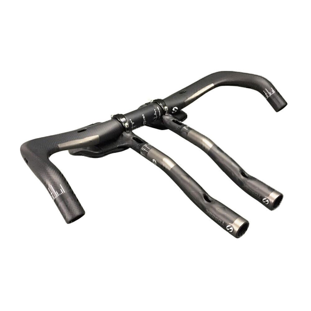 TOSEEK Handlebar Road Bicycle Drop Bar Aero Bar Set 31.8*380/400/420/440/460mm