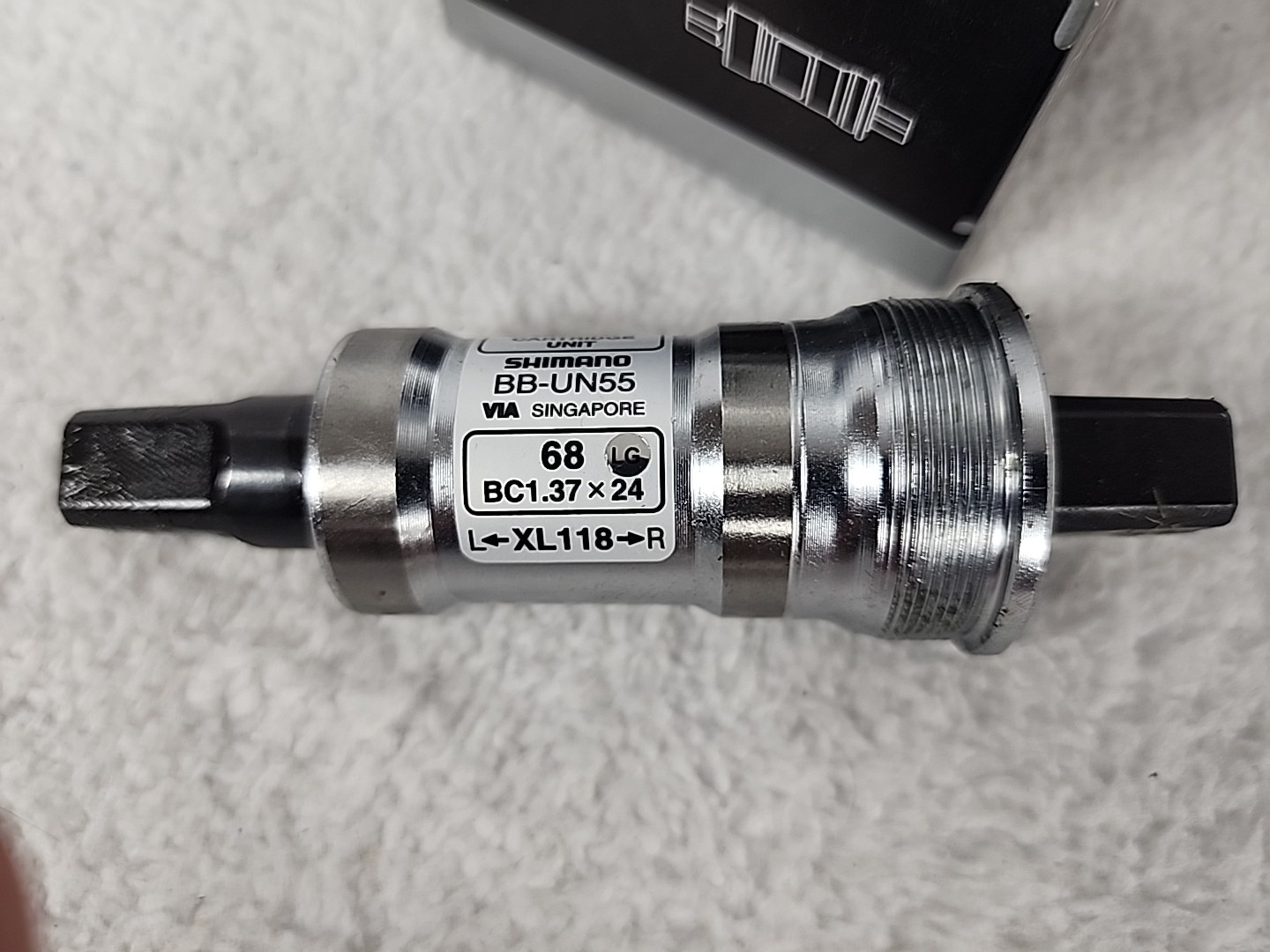 NIB Shimano Bottom Bracket BB-UN55 68mm 118mm Square Taper New NOS BMX MTB
