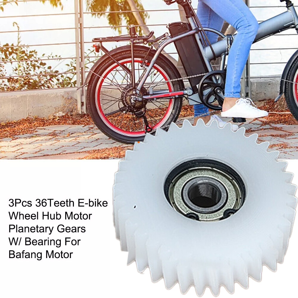 47.5×13.5mm Electric Bike Motor 3pcs 36 Teeth Nylon Planetary Gears With Bearing