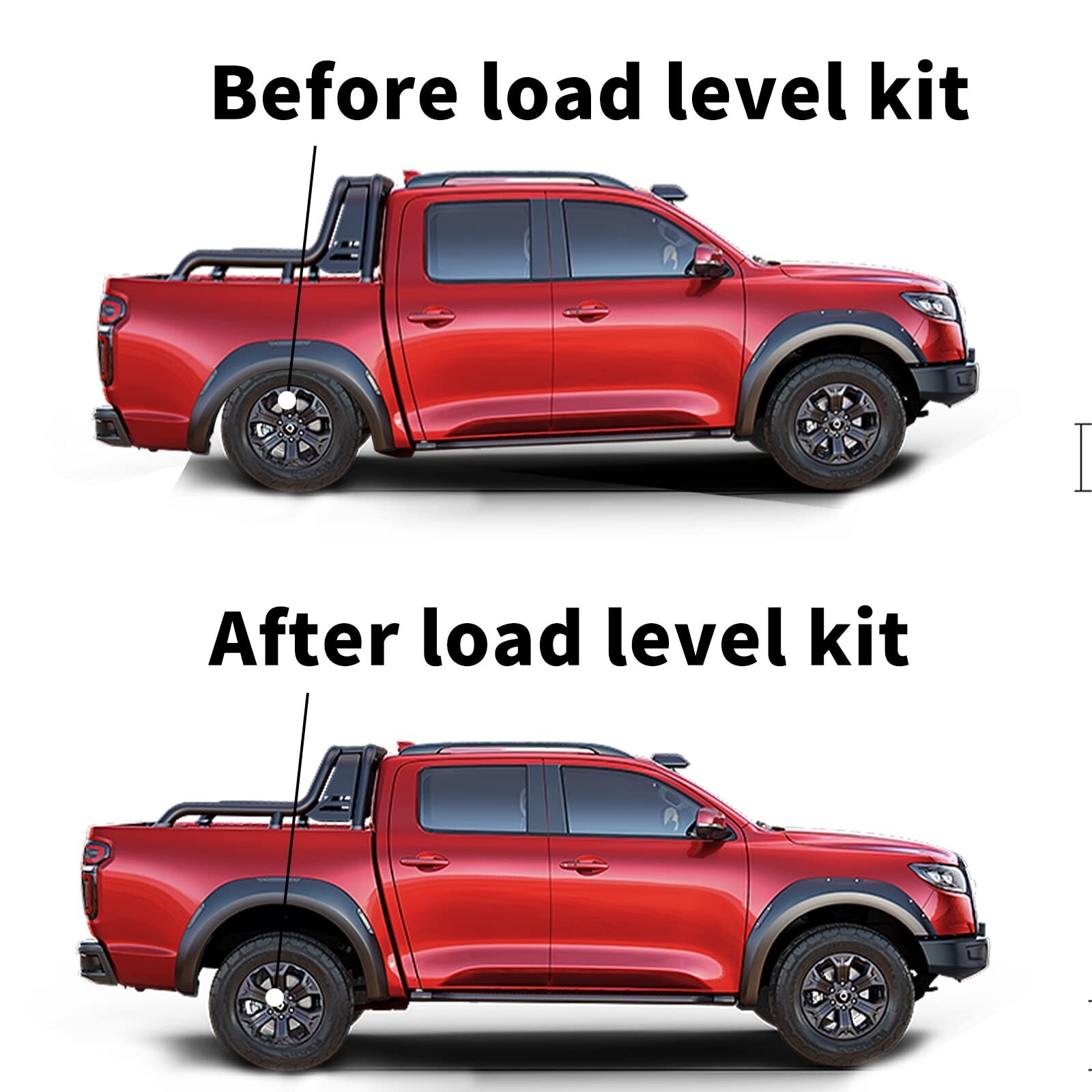 Rear Air Spring Bag Suspension Kits for 2.75″ Axle Tube Compatible with Ford …