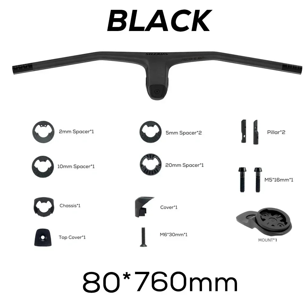 740MM -40 Degrees Full Carbon Fibre MTB Integrated Handlebar Bike Accessories