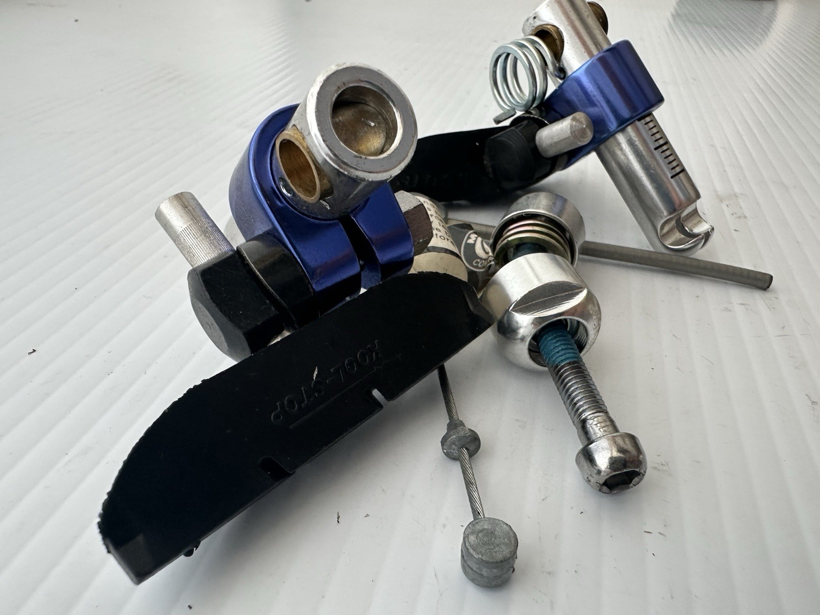 Dia-Compe Front Rear Cantilever Brake Set Blue Kool Stop Marin MTB Take-Off