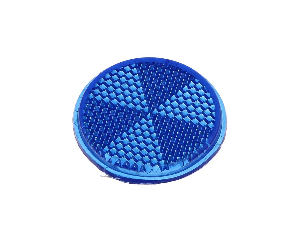 MIRROR REFLECTOR FOR DIAMOND, RECTANGLE, V CLASSIC MIRRORS 42MM IN BLUE.