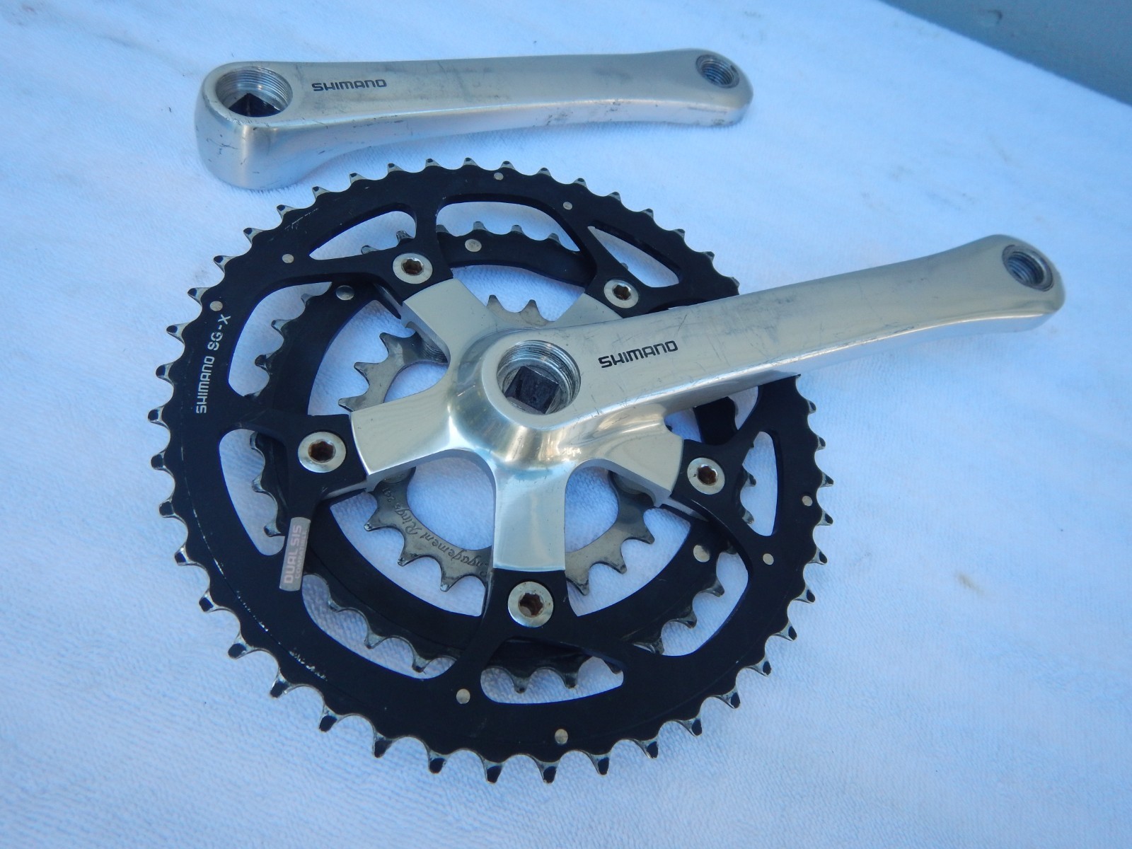 Shimano FC-M730 Vintage Mountain Bike Triple Cranks 175 Crankset Deore XT w/BB