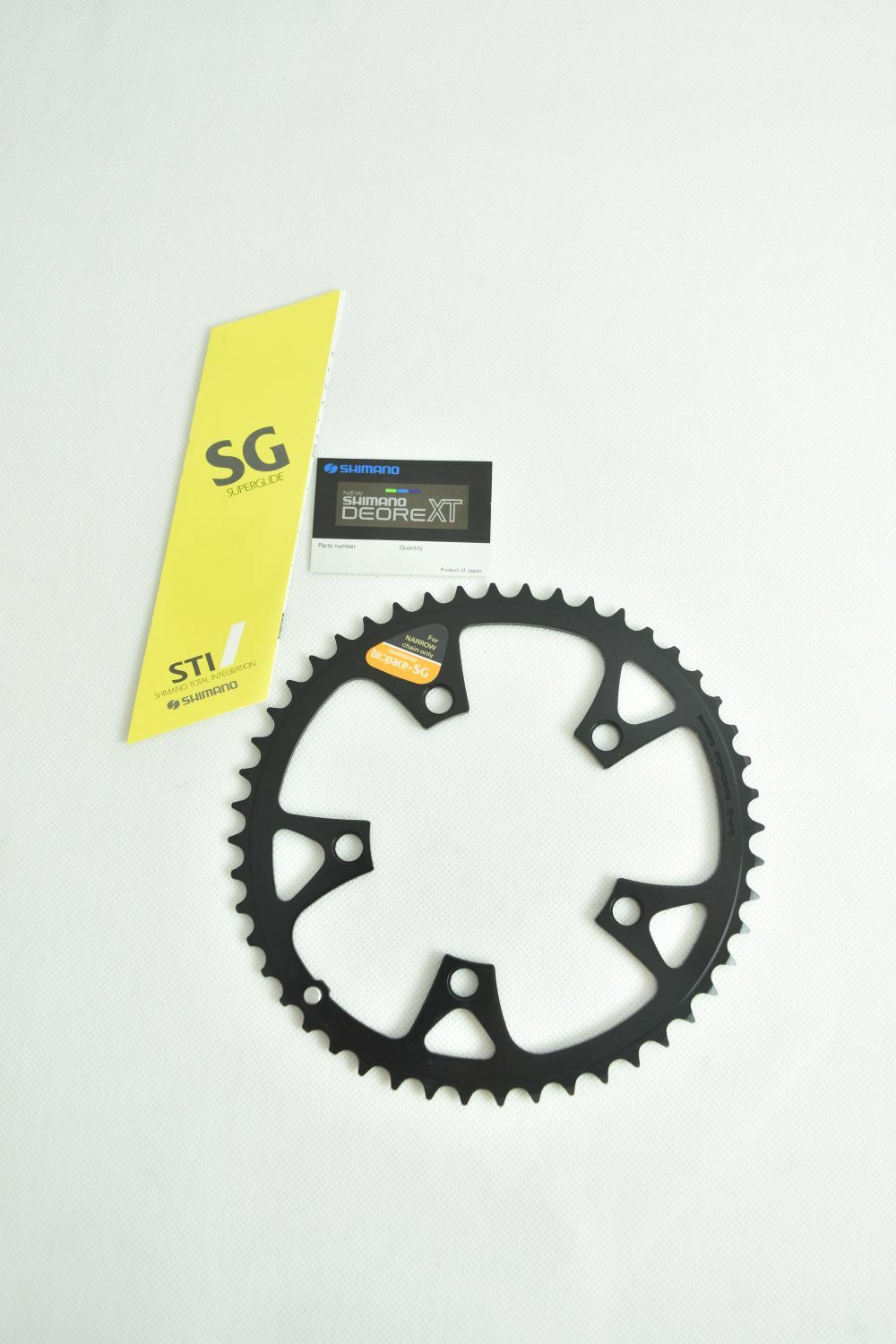 SHIMANO DEORE XT fc-m730 chainring !! 48t !! NOS / NIB ! BLACK ! rare ! biopace