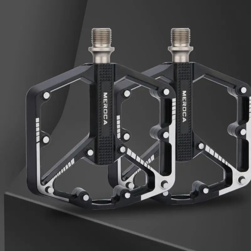 Sealed DU Bearing MTB Bike PedalsNon-Slip Alloy Platform for Mountain & Road