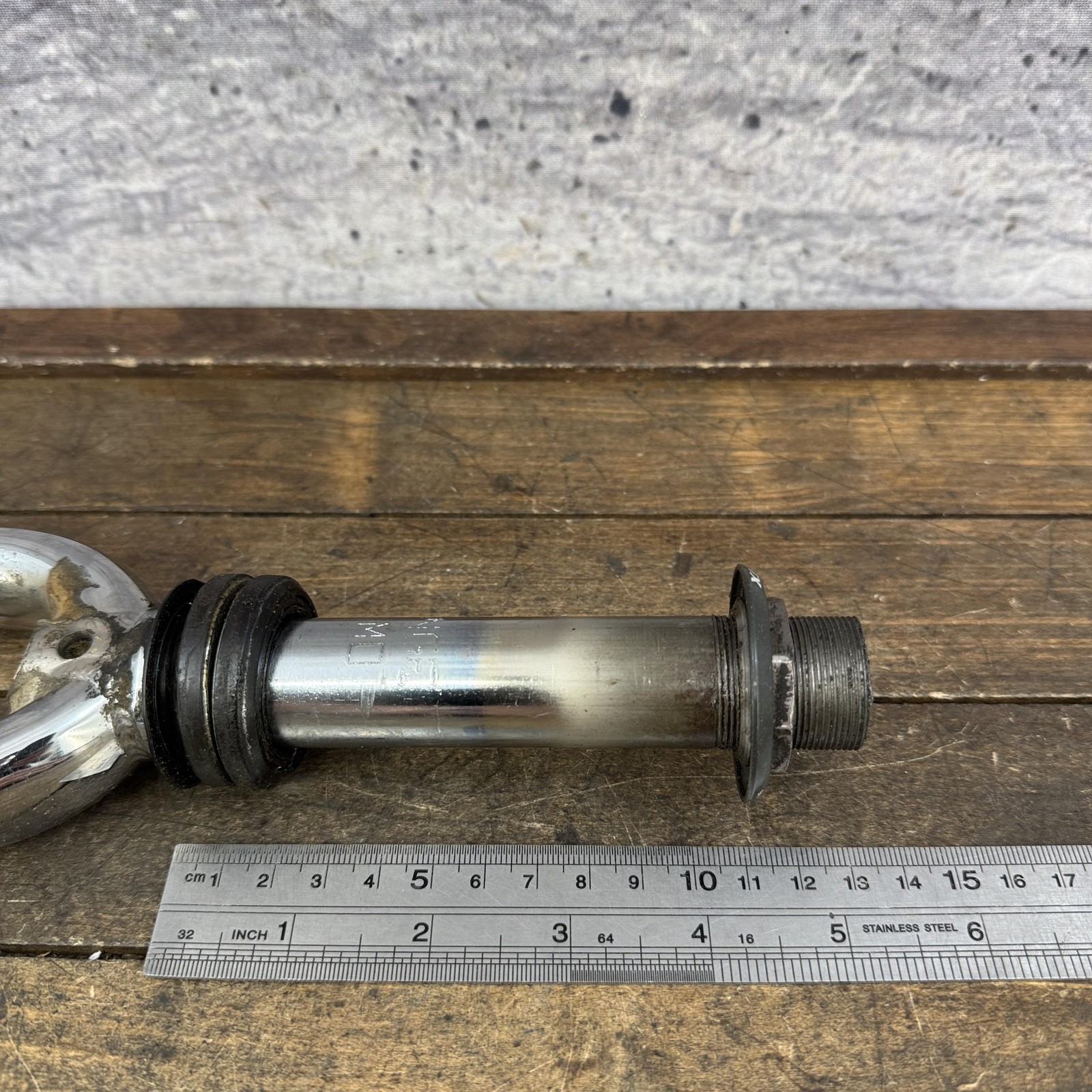 Vintage Tange CRMO 700c Fork 1 In Threaded QR SHORT Road Touring Japan Steel