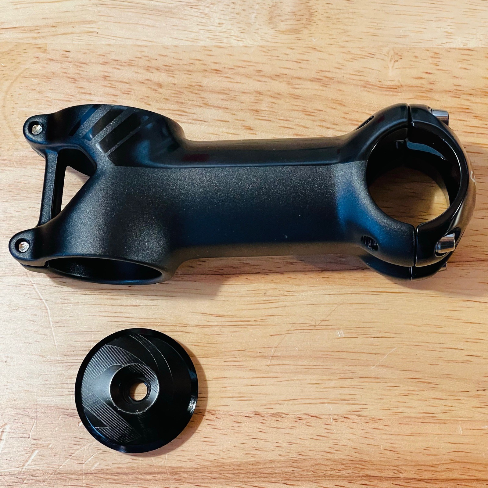 NOS Cannondale 1.5 Inch Threadless Stem 100mm 31.8 5 Degree + Alloy Top Cap