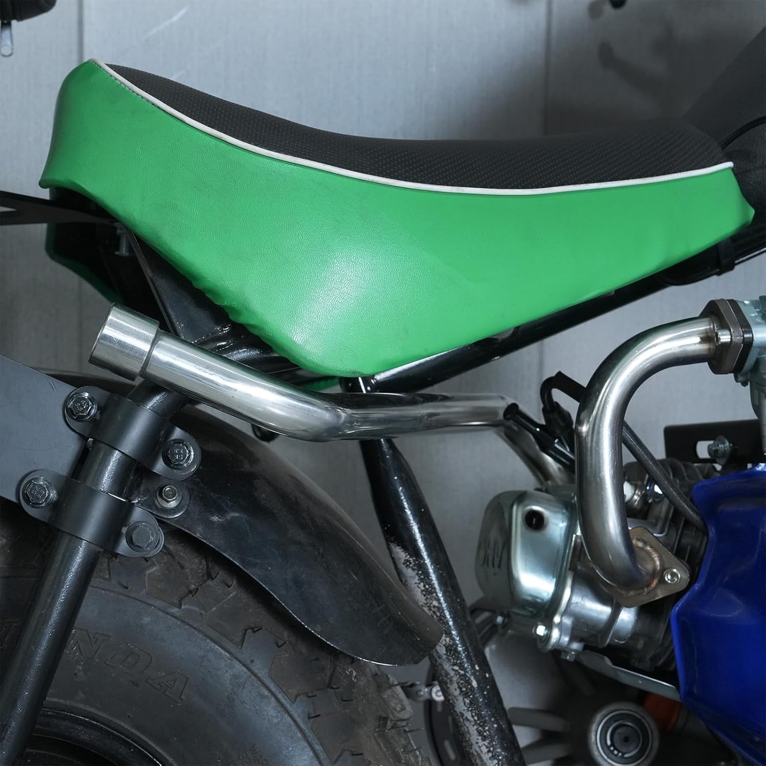 Burn-Free Right Long Pipe for Baja Warrior & Heat Mini Bikes – Stainless Steel