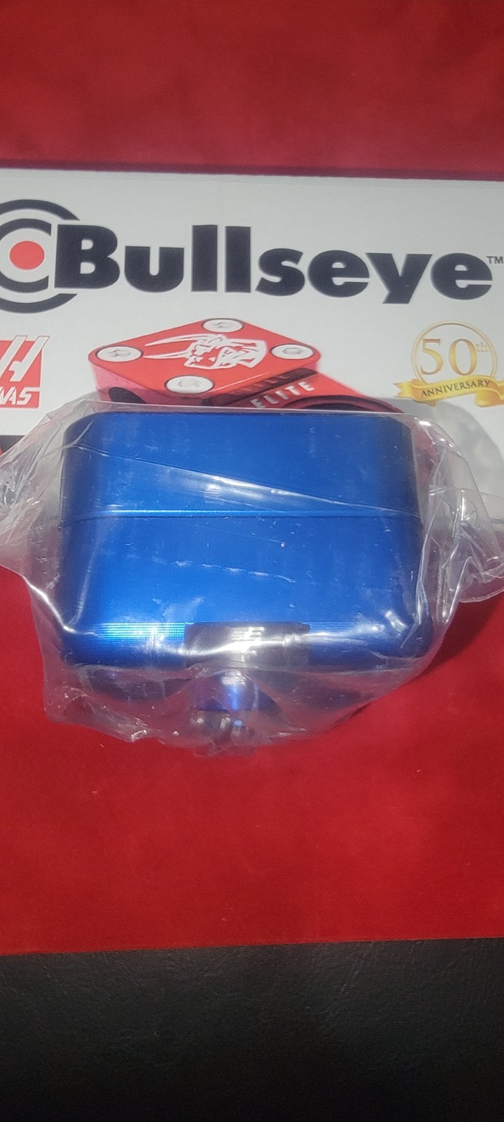 Bullseye 50th Anniversary Elite Mad Bull 53MM Racing Stem Blue