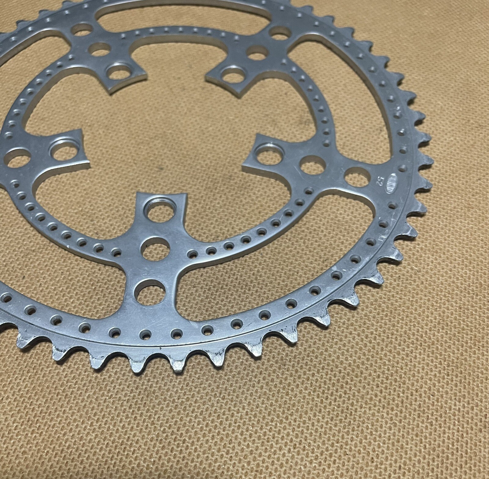 Vintage Stronglight Chainring 52T Drillium 86 BCD