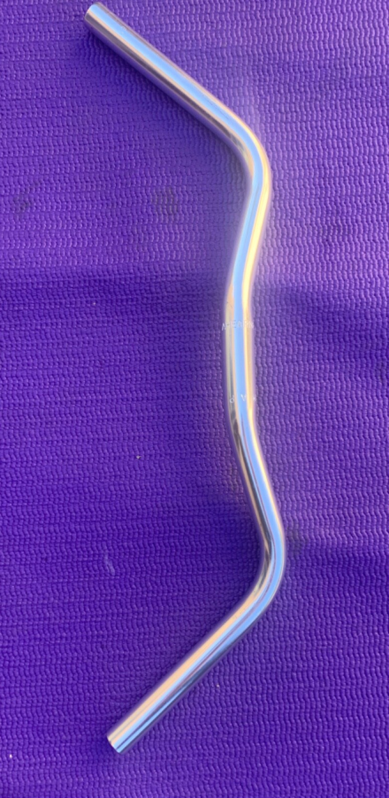 Ahearne+ MAP Handlebar Polished anodized silver, Width: 570mm, Rise: 25mm – NOS