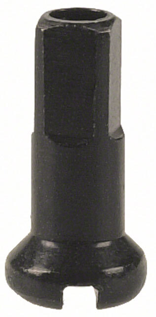 DT Swiss Standard Spoke Nipples – Brass, 2.0 x 12mm, Black, Box of 100
