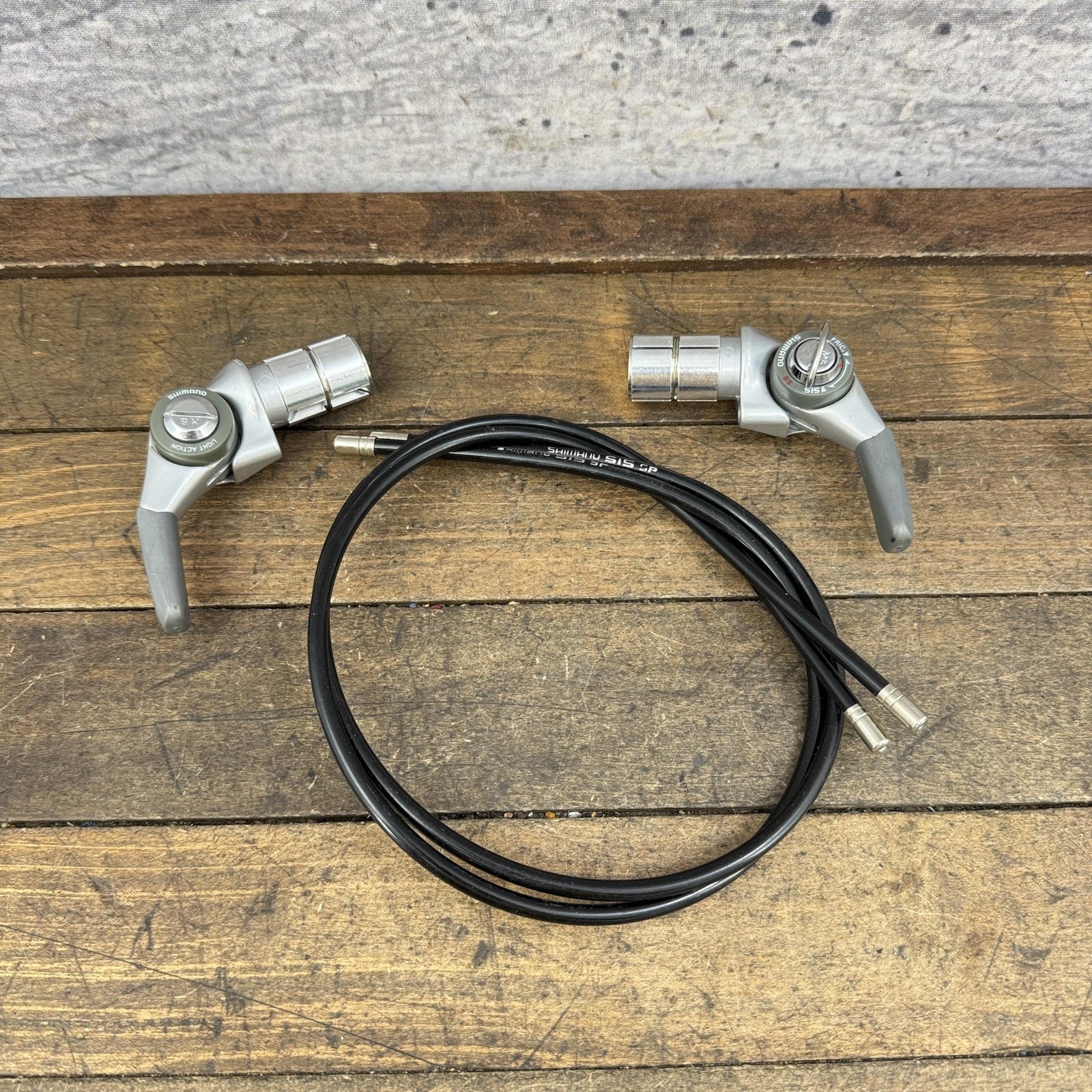 Vintage Shimano SL-BS64 8 Speed Bar End Shifter Set NOS Road Bike 8s 6400 Pair