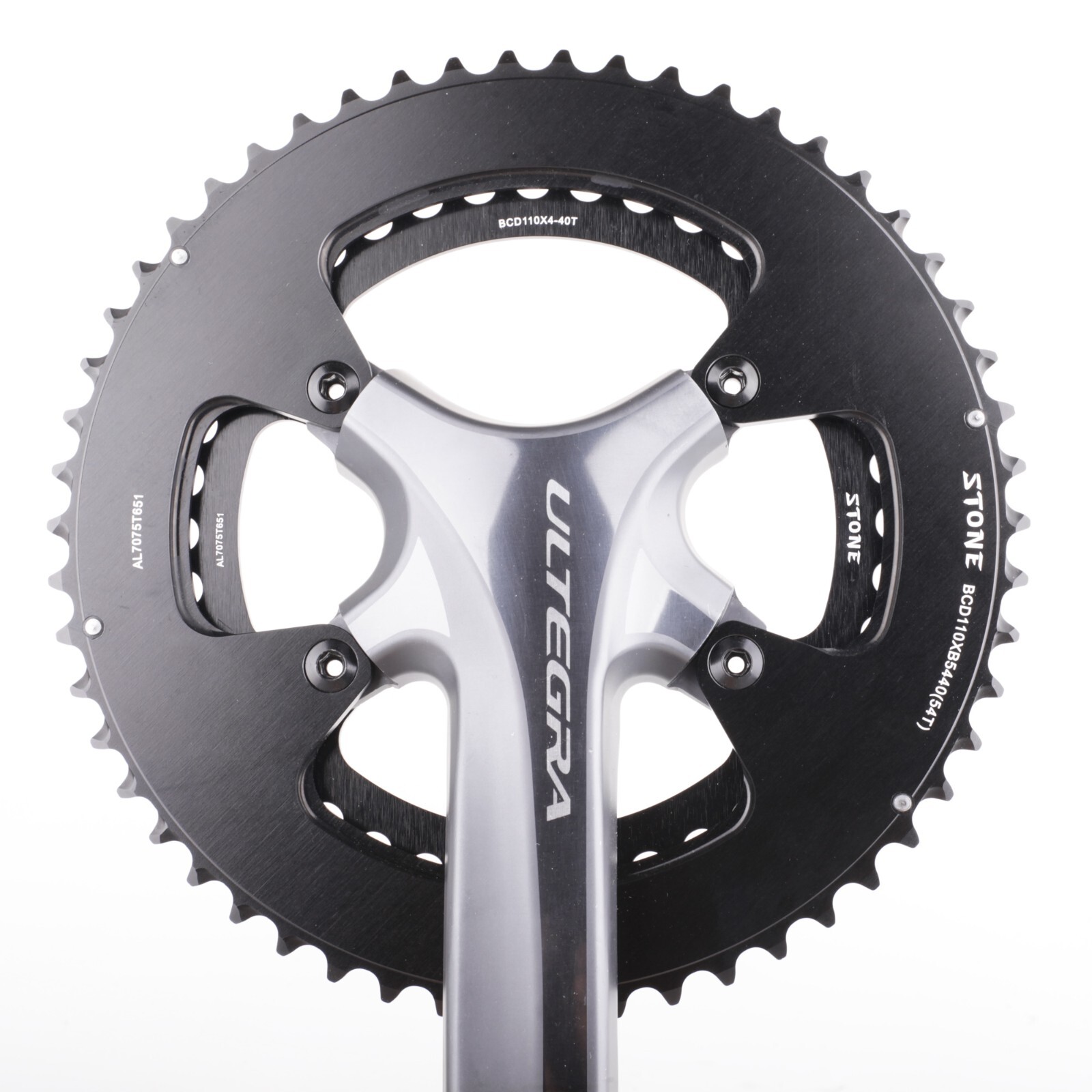 STONE Double Chainring BCD110 4 Arm for SHIMANO FC5800 6800 9000 Road Bike Ring