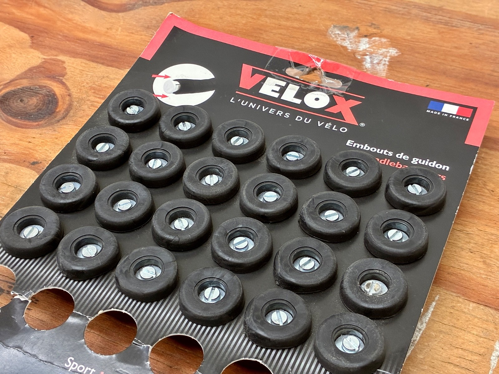 Single NOS VELOX Handlebar End Plugs • L’Univers Du Velo • Bar Ends • L’eroica