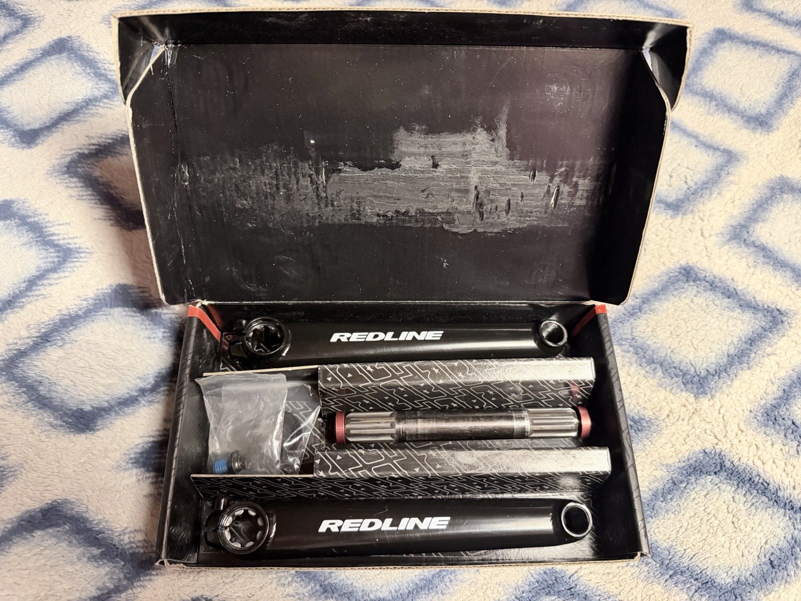 Redline MONSTER ll Black 175mm 🔥BMX🔥 Crankset (BOTTOM BRACKET NOT INCLUDED)