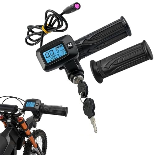 Throttle for Tuttio Soleil 01 Electric Dirt Bike, 48V LCD Display with M Key