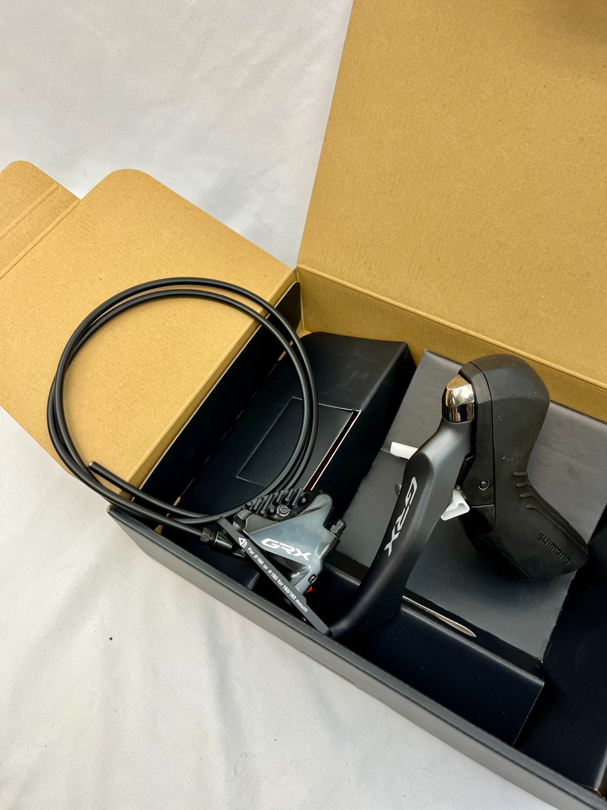NIB Shimano GRX BL-RX810-L Disc Brake Lever & BR-RX810 Flat Mount Caliper 1x11sp