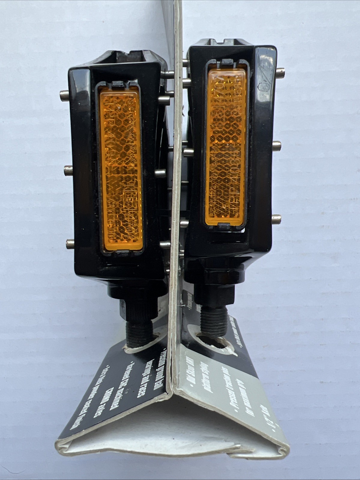 Diamondback Bigfoot Pedals 1/2” Axle NOS BMX Powder Coated
