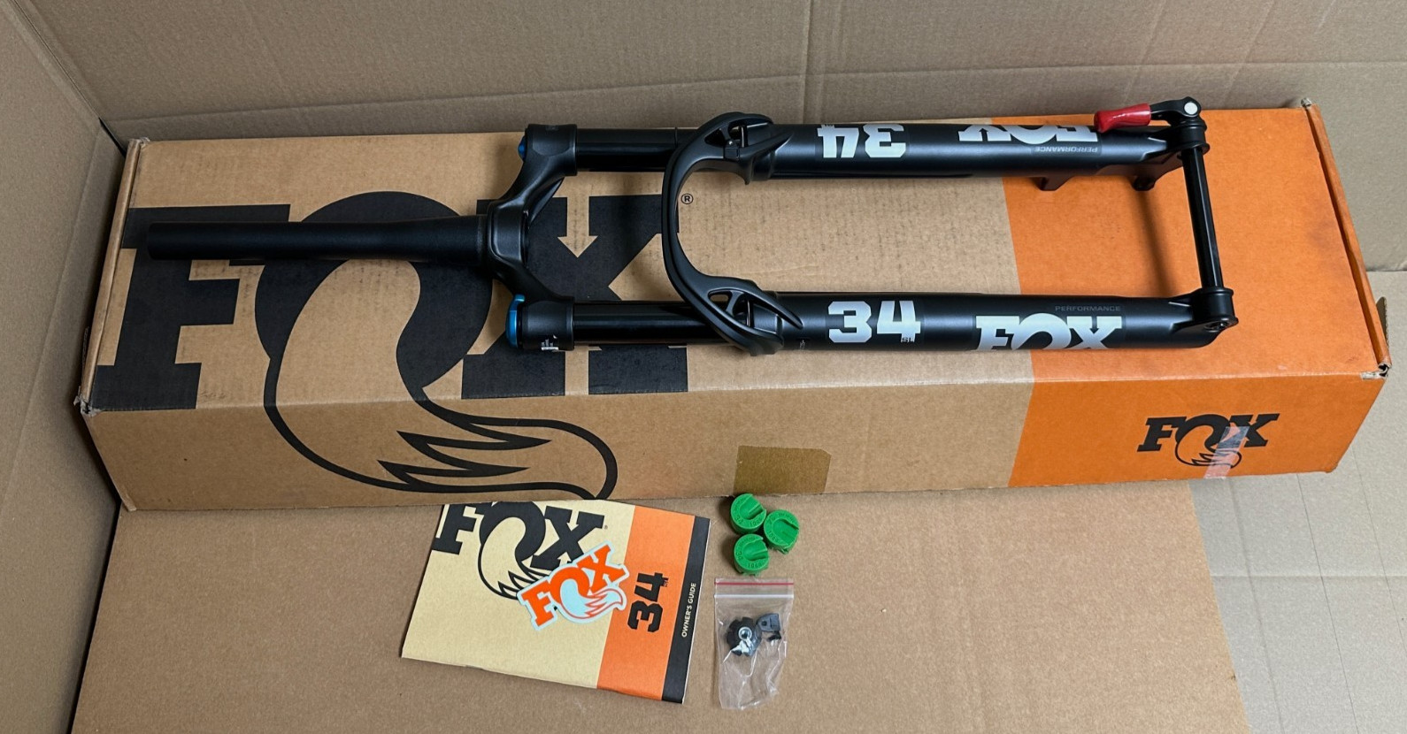 FOX 34 SL Performance Grip 29″ Fork, 120mm Travel, 44mm Rake, 15QRx110