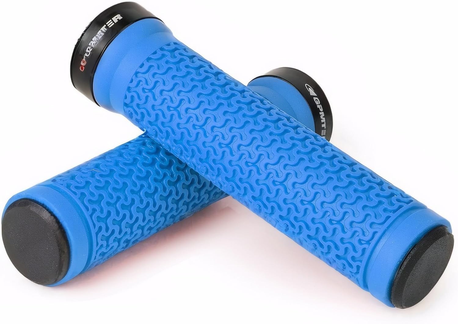 Soft Touch Rubber Bike Handlebar Grips – Lock-On, 131mm, All-Weather Grip