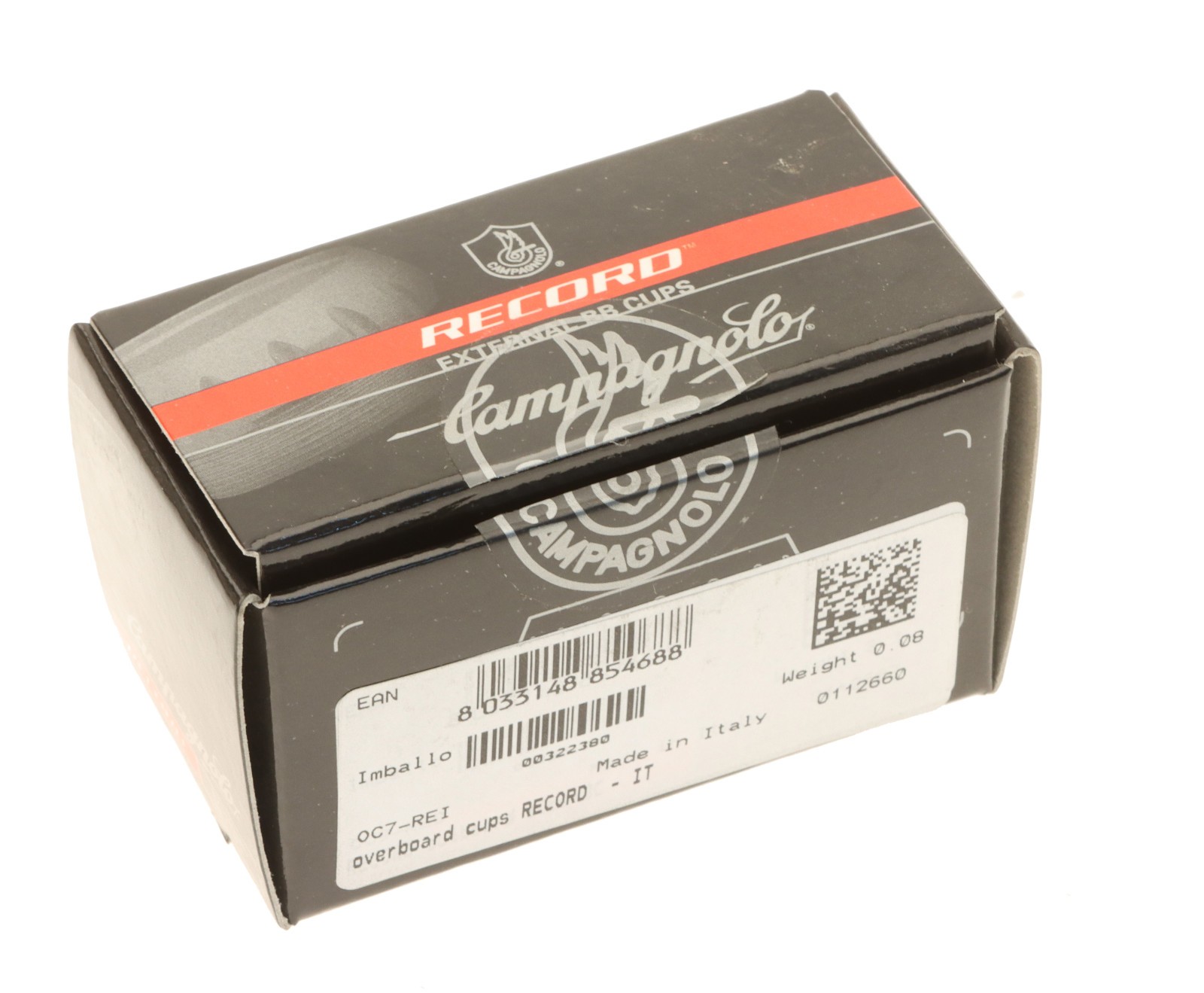 Campagnolo Record Ultra Torque Bottom Bracket Cups Italian OC7-REI NEW