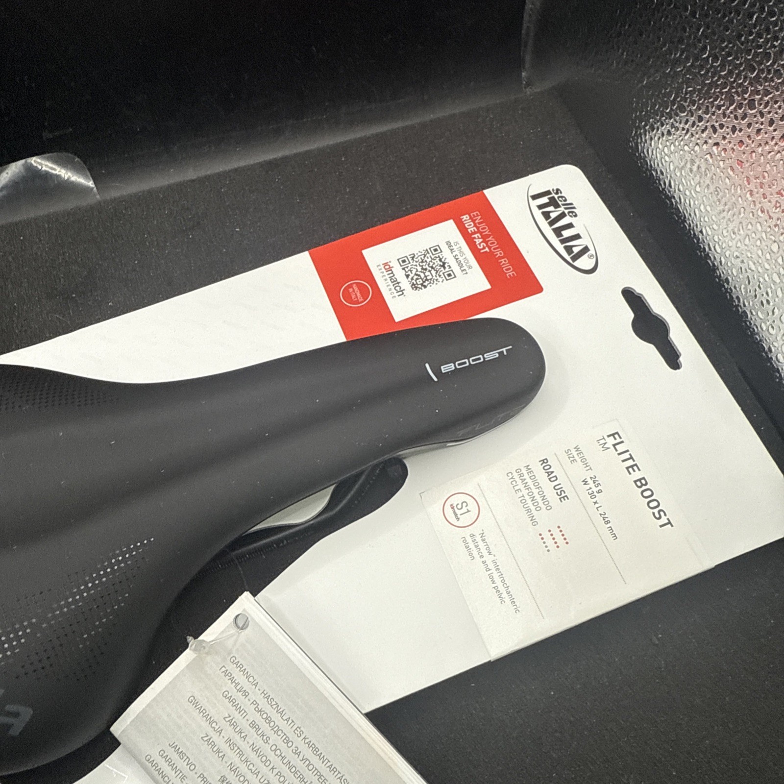 Selle Italia Flite Boost Tm 130mm S1 Mag Rails Cycling saddle seat (9419-23)