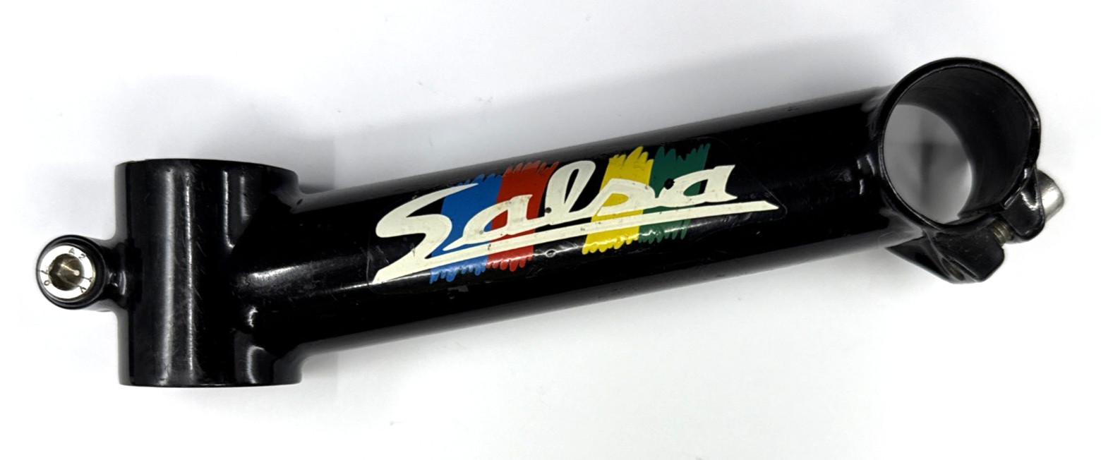 SALSA Cro-Moly Steel Threadless Stem, 1″, 130mm x 10 degree, 25.4mm Clamp