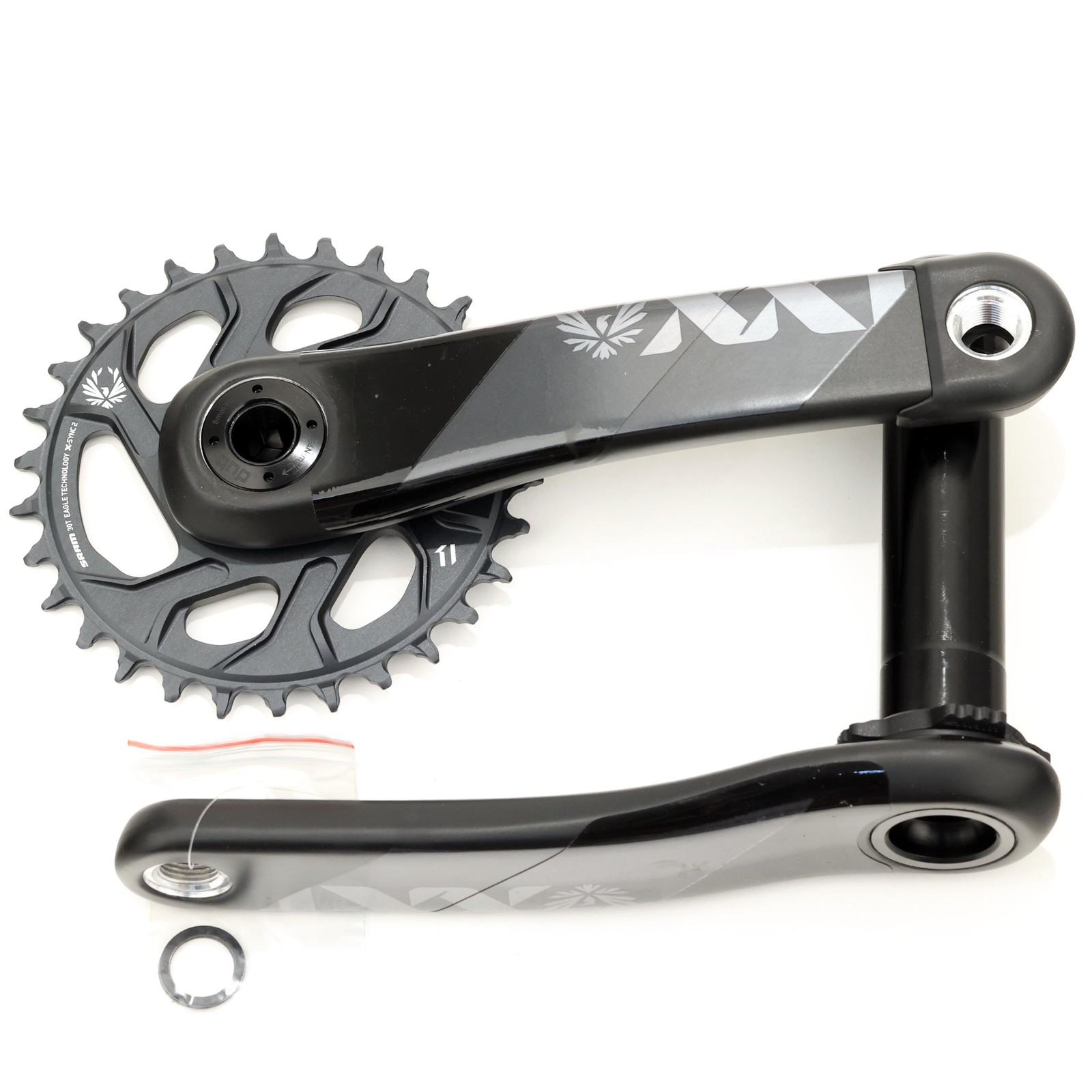 SRAM XX1 Eagle Carbon Crankset, DUB Wide, 175mm, 30T, Boost, 12-Speed, 55mm CL