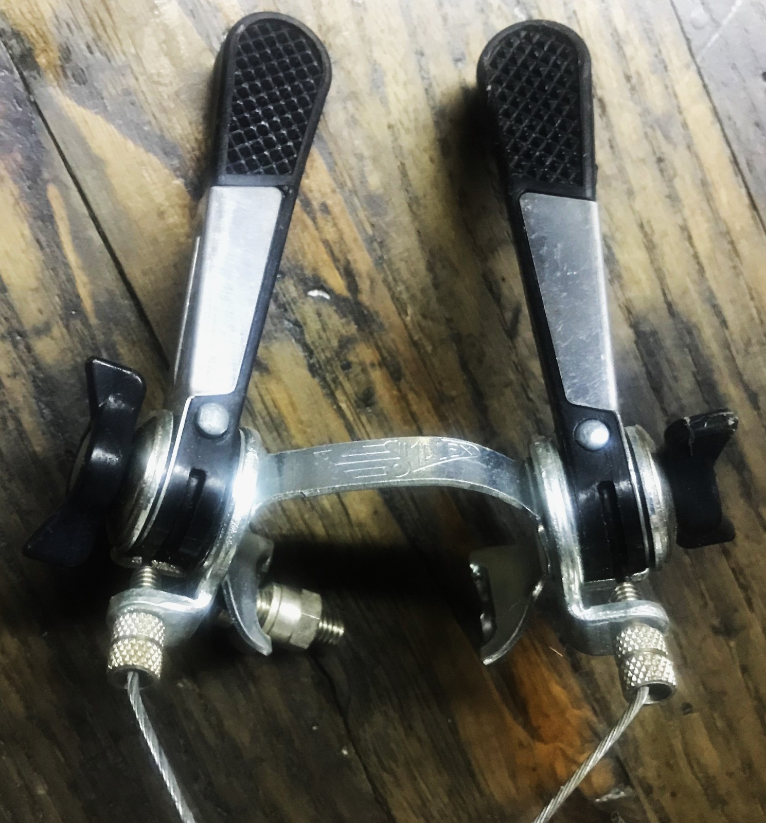 Simplex Downtube Shifter set w/cables, NOS, 70’s, PX10, France, FREE Ship in USA