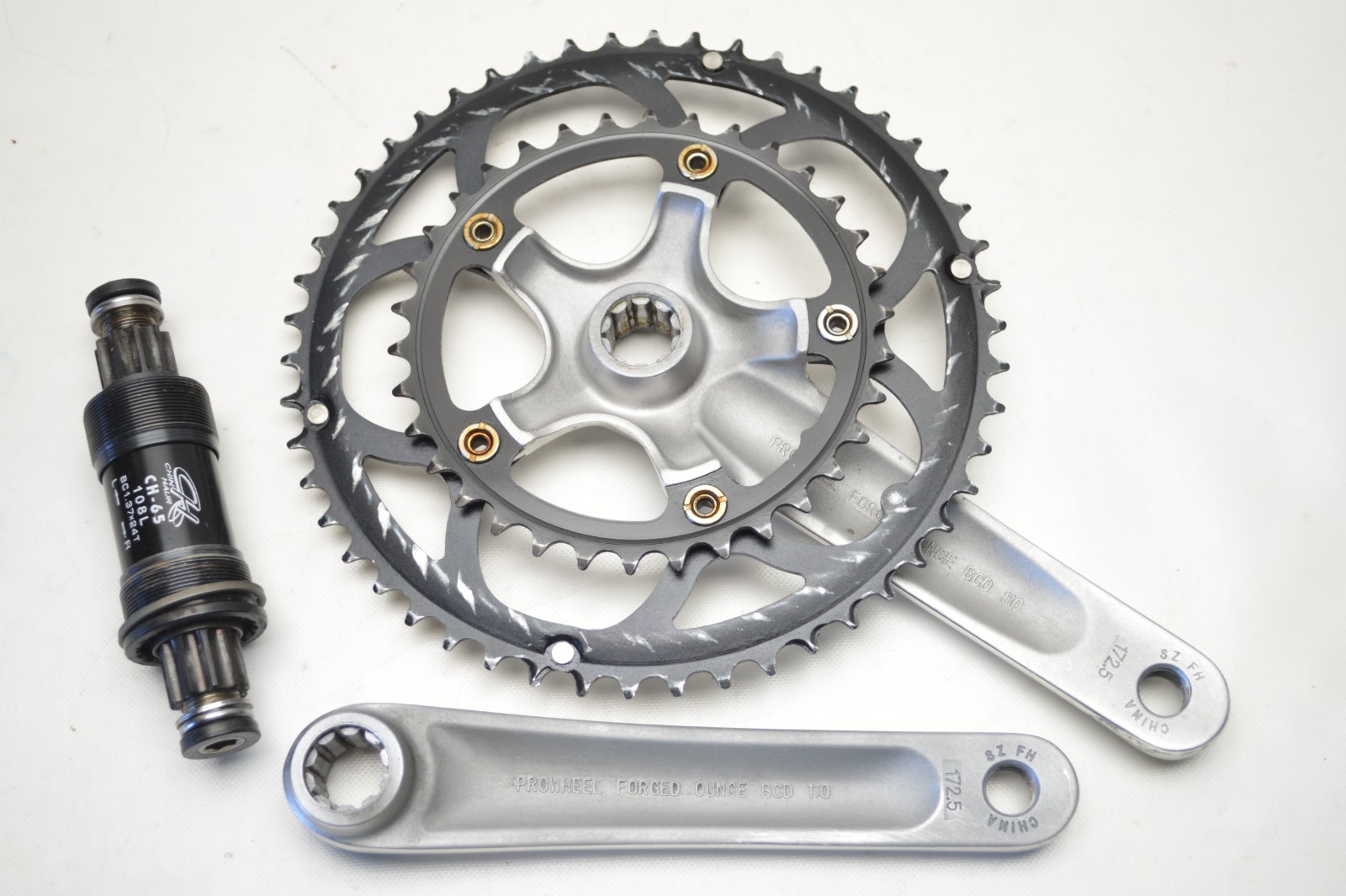 PROWHEEL 9 SPD CYCLOCROSS BICYCLE 172.5 MM 50/34 T CRANKSET 68 MM BOTTOM BRACKET