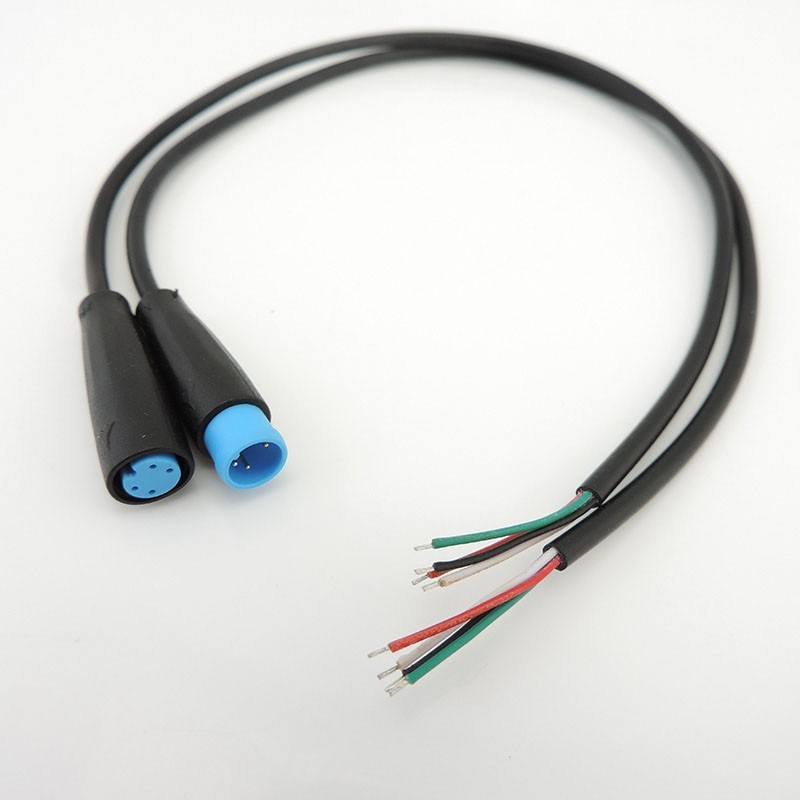 Waterproof M8 8mm 2 3 4 5 6 Pin Bicycle Plug female male Scooter Brake Cable