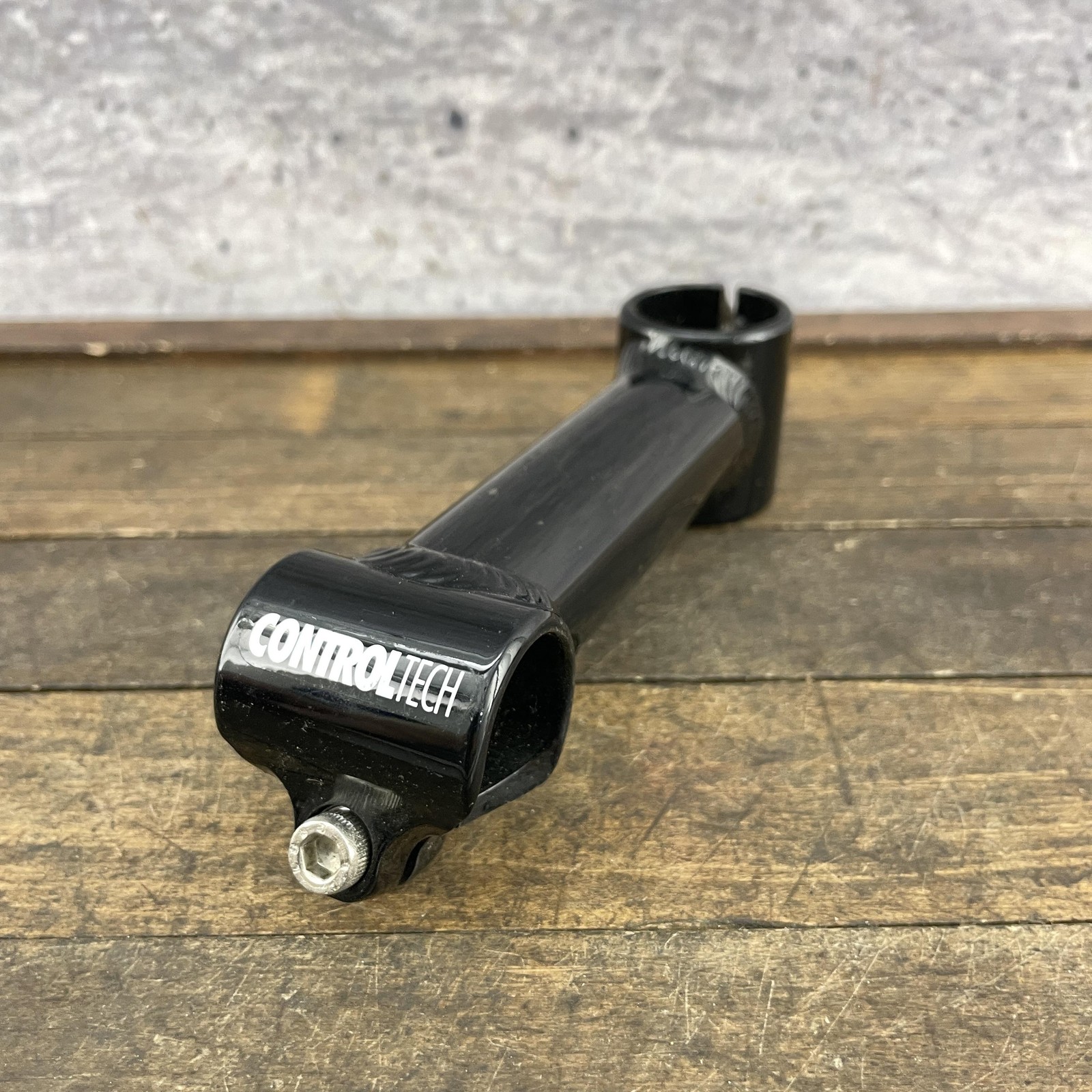 Vintage ControlTech Threadless Stem 1 1/4 in Threadless 130 mm Black USA 205g
