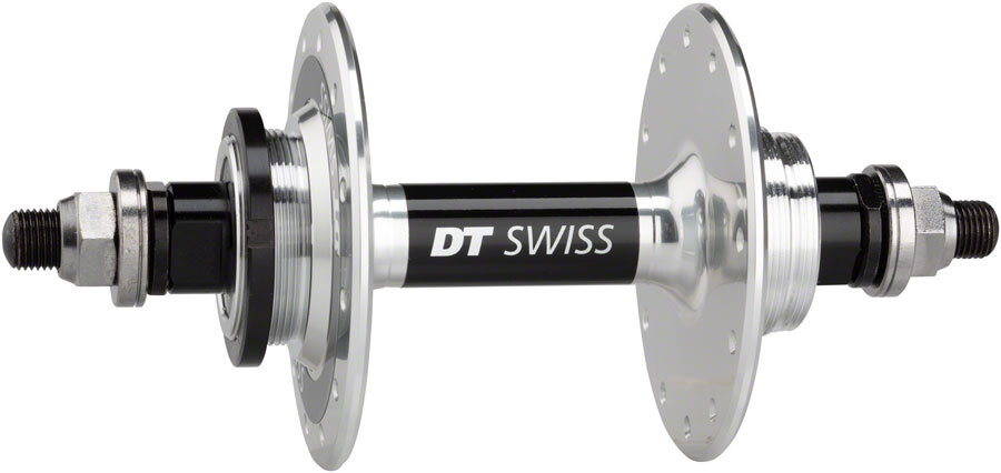 DT Swiss Track Rear Hub 10 x 120mm 24h 24 hole Threaded Track Polished