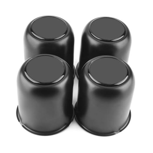 4 PCS 3.74in Stainless Steels Wheel 3.74″ Center Hole, 4.33″ Height Black