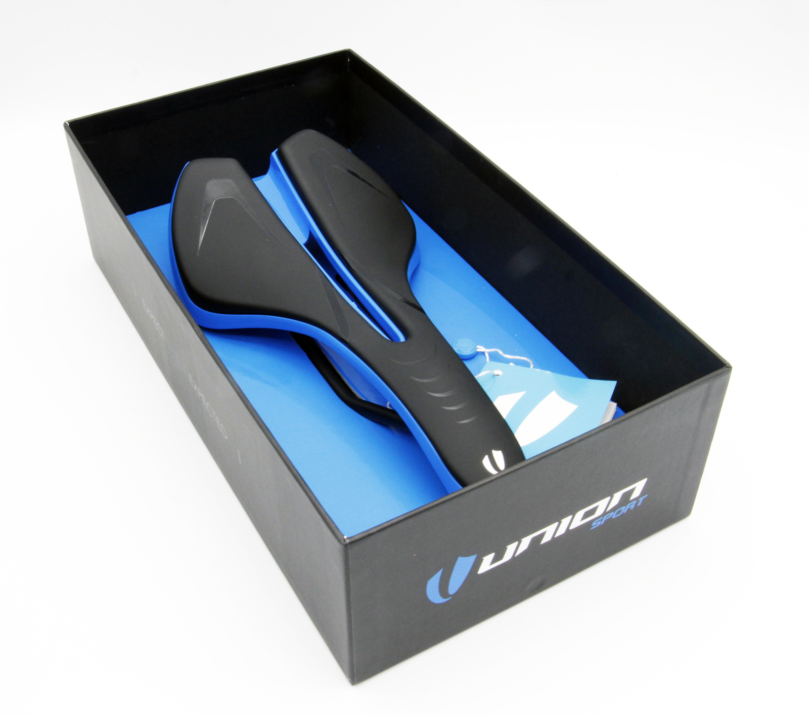 Union Sport Saale Road MTB eBike Bike Full Carbon Saddle Black Blue Seat