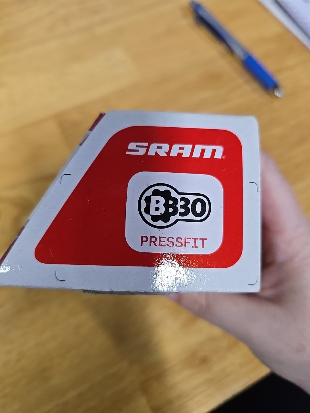SRAM PressFit 30 68/92mm Bottom Bracket – Black (00.6418.009.000)