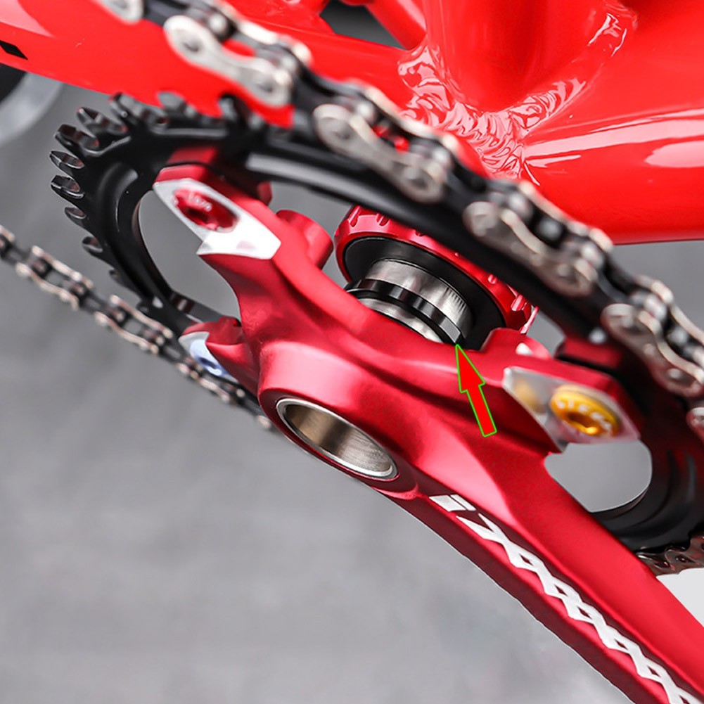 Bottom Bracket Washer Bike Gasket 24mm Bicycle Crankset Shim Aluminum Alloy