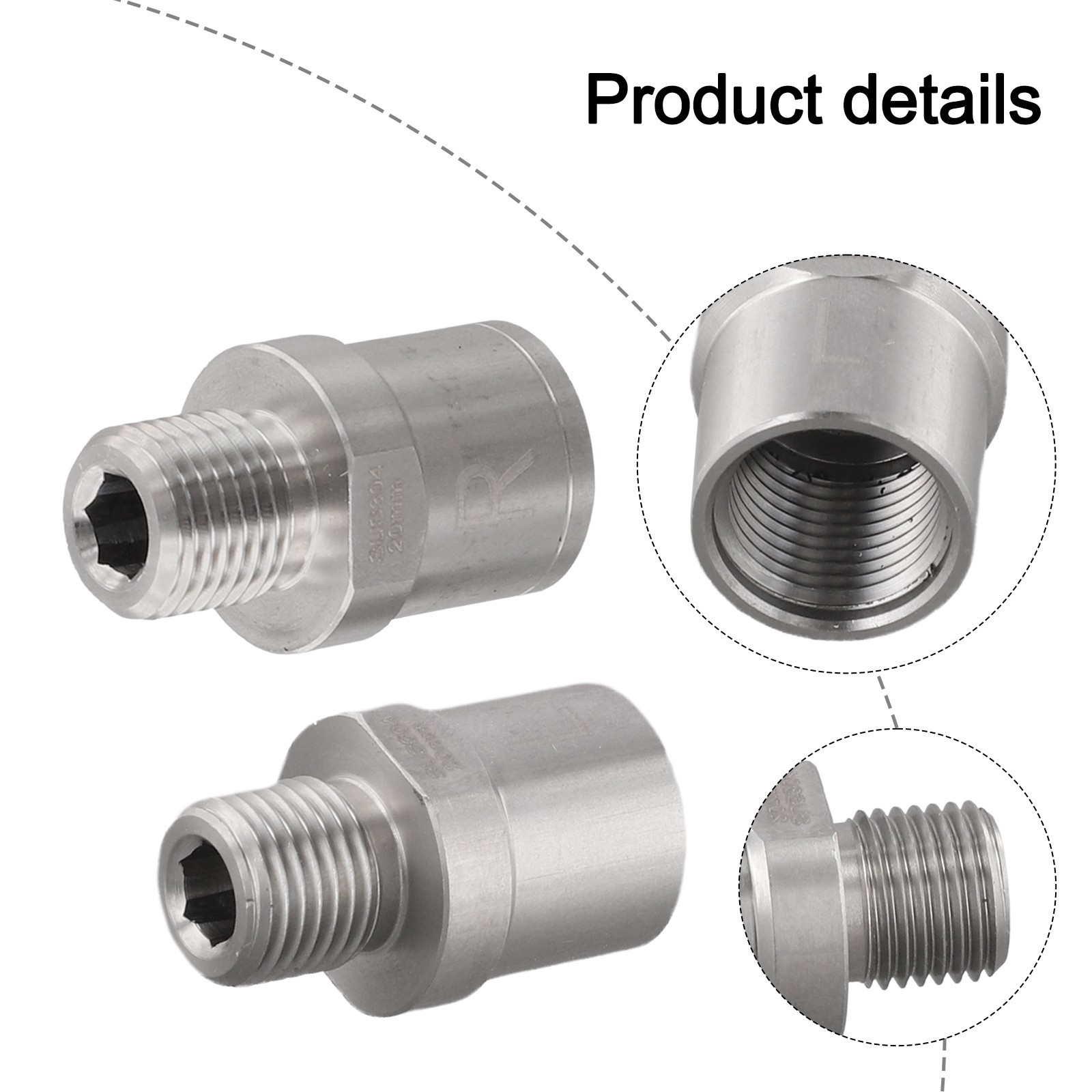Stainless Steel Adaptors Designed Specifically for Standard Bike Crank Sizes