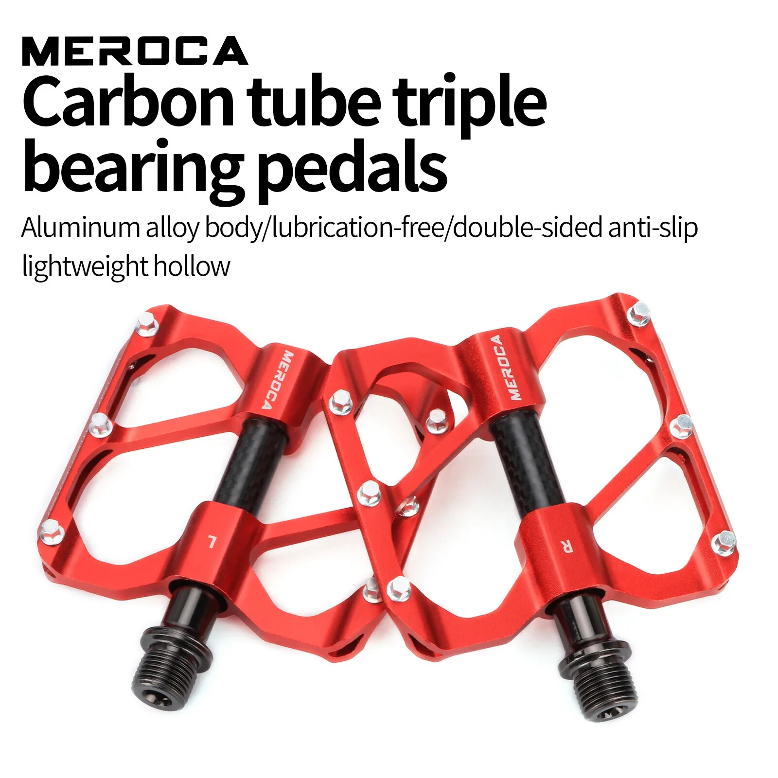 Ultralight MTB Road Bike Pedal Sealed Bearing Anti-slip Aluminum Alloy Pedals
